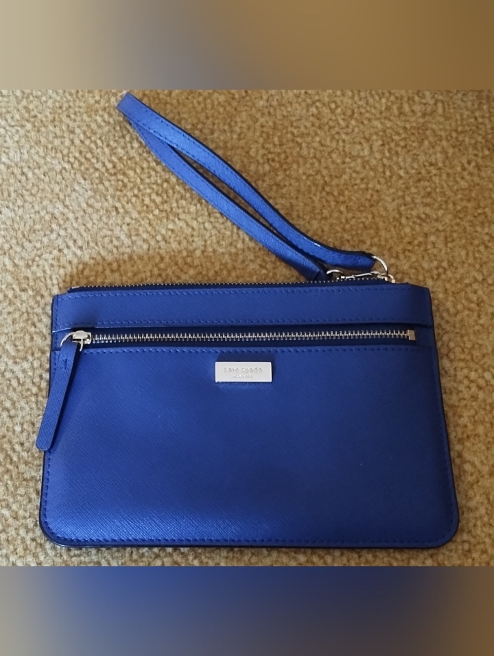 Kate Spade Navy Leather Wristlet